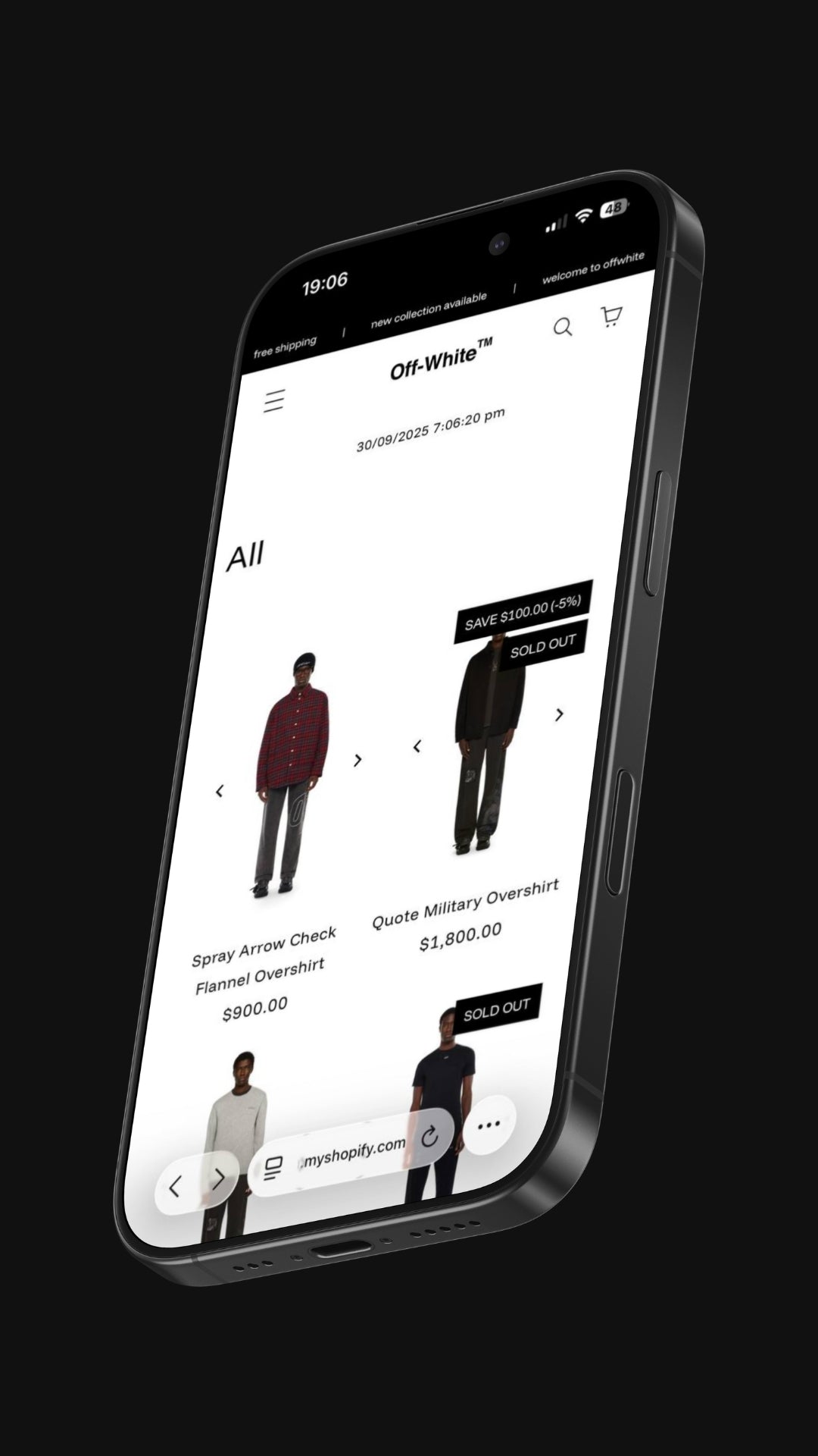 Theme preview - Mobile