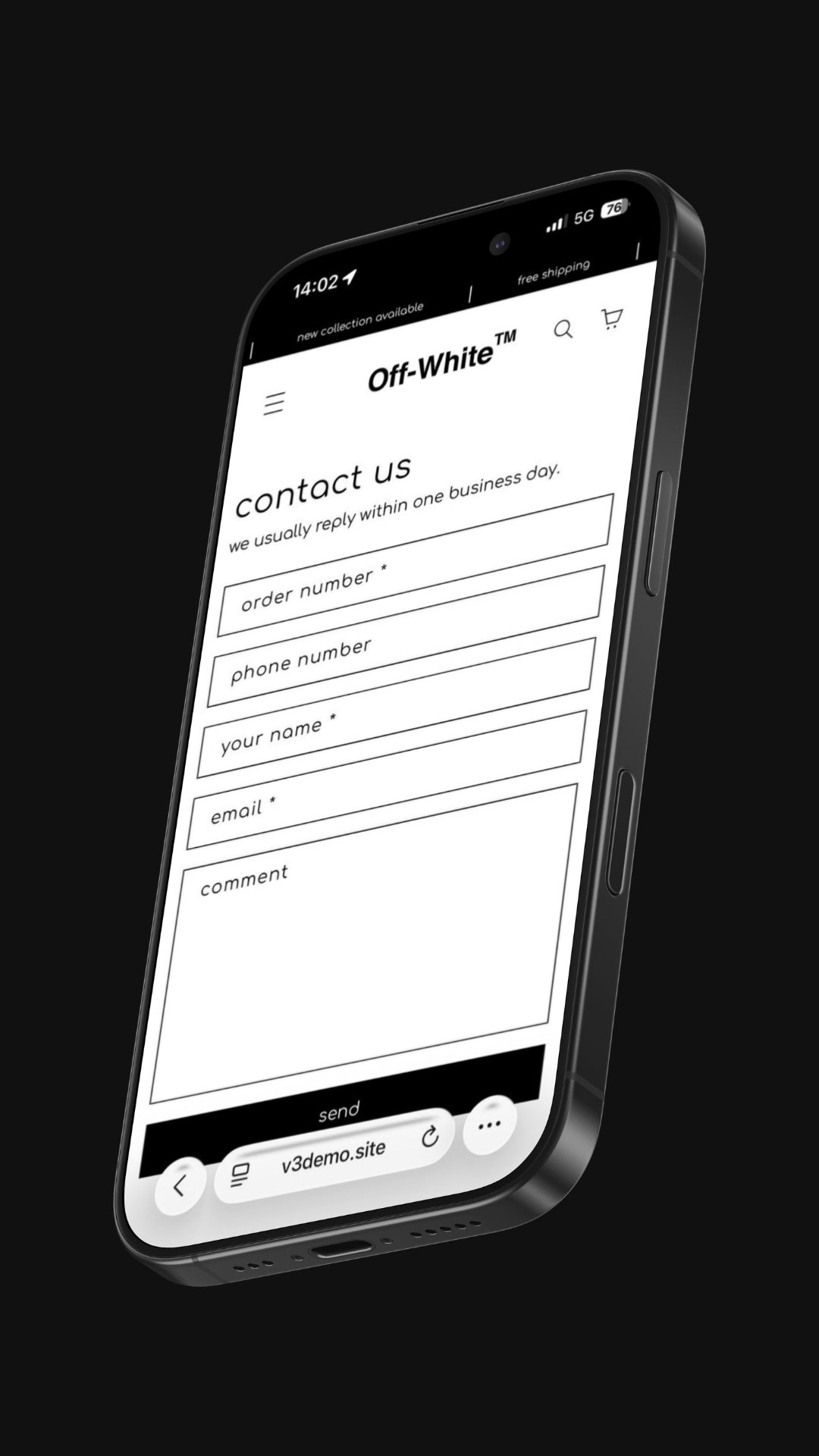 Theme preview - Mobile