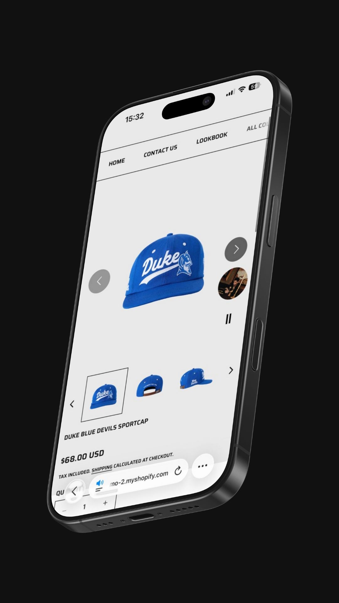 Theme preview - Mobile