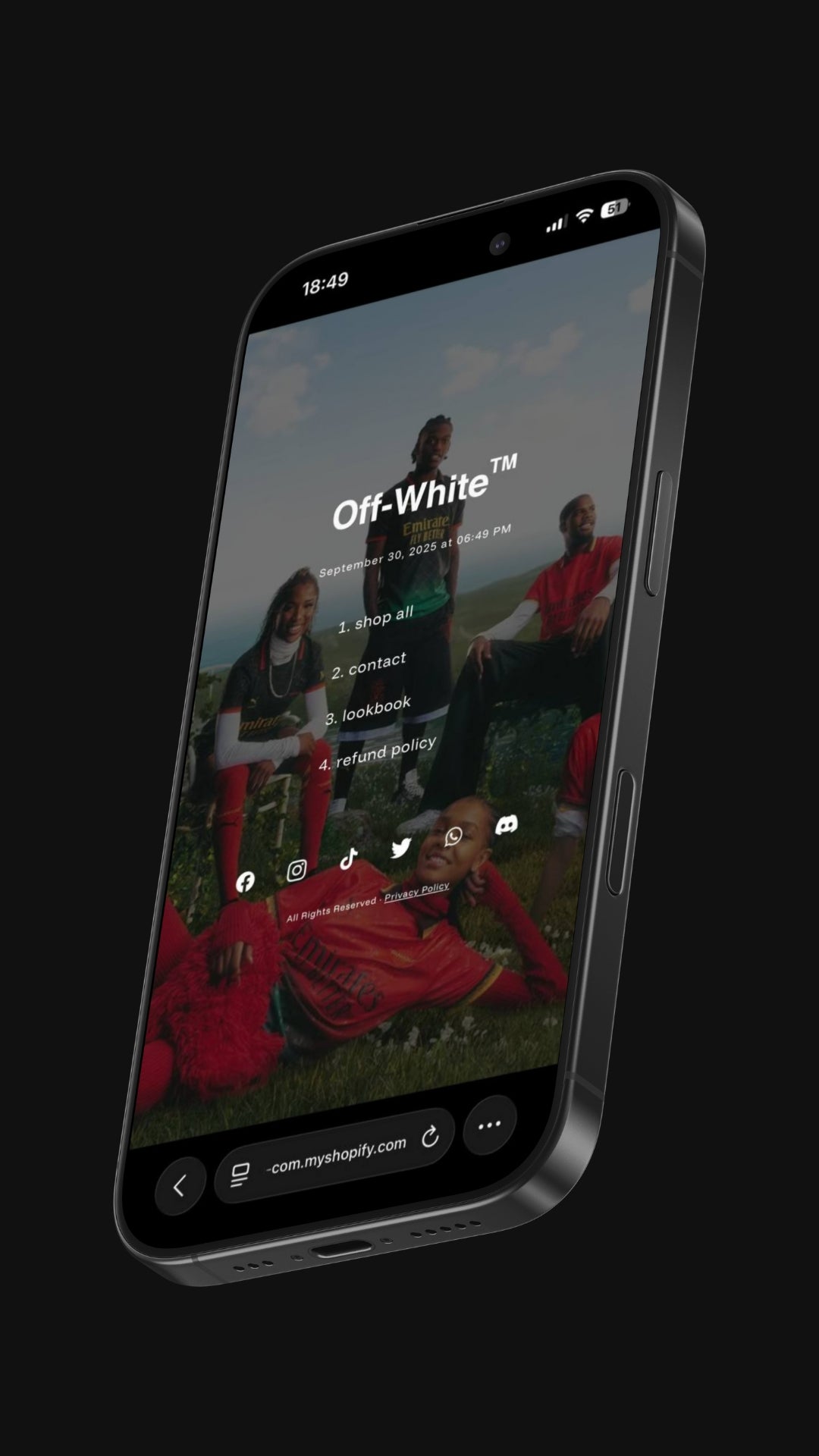 Theme preview - Mobile