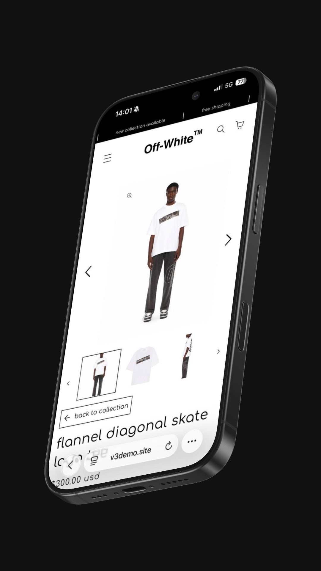Theme preview - Mobile