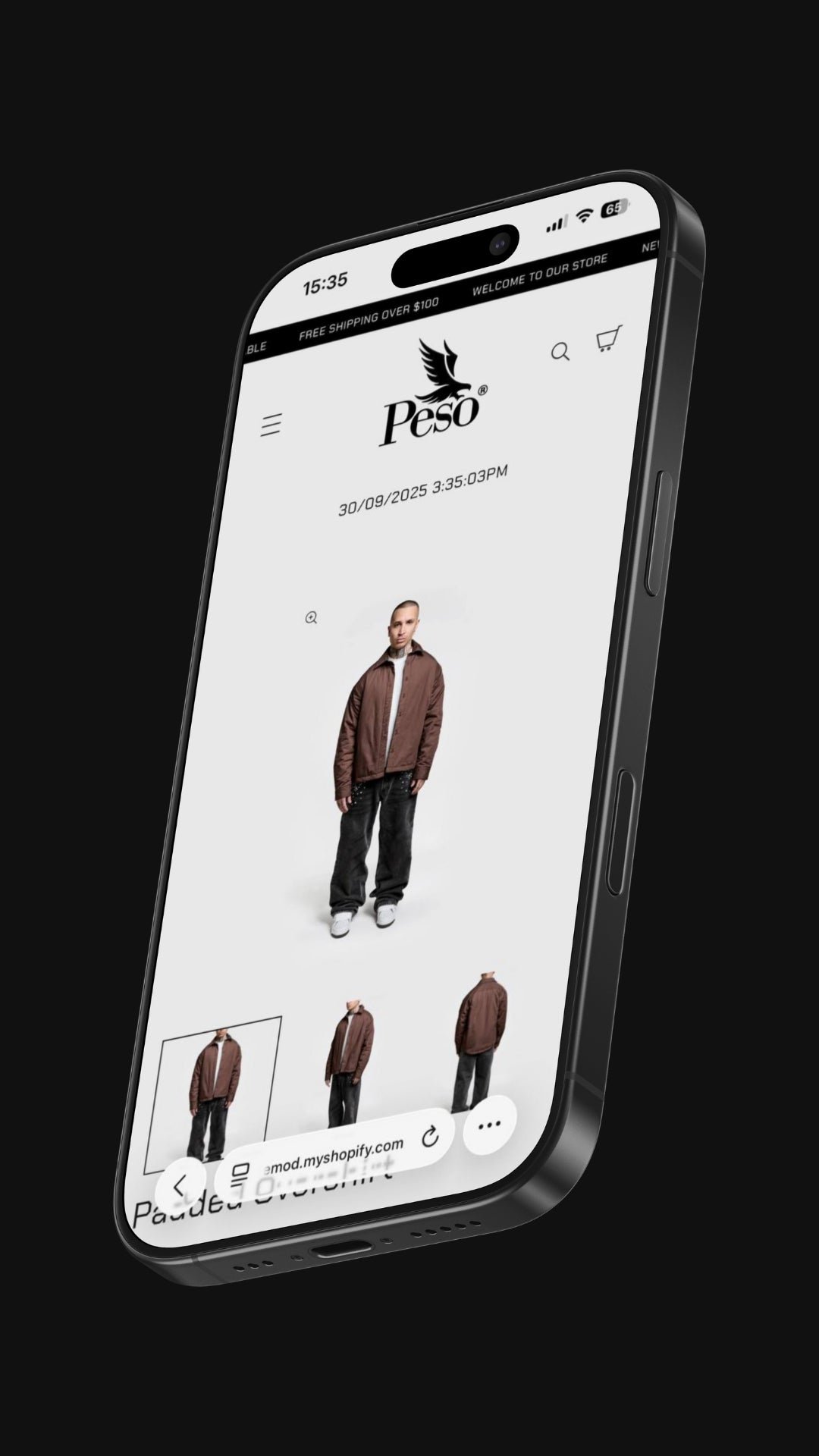 Theme preview - Mobile