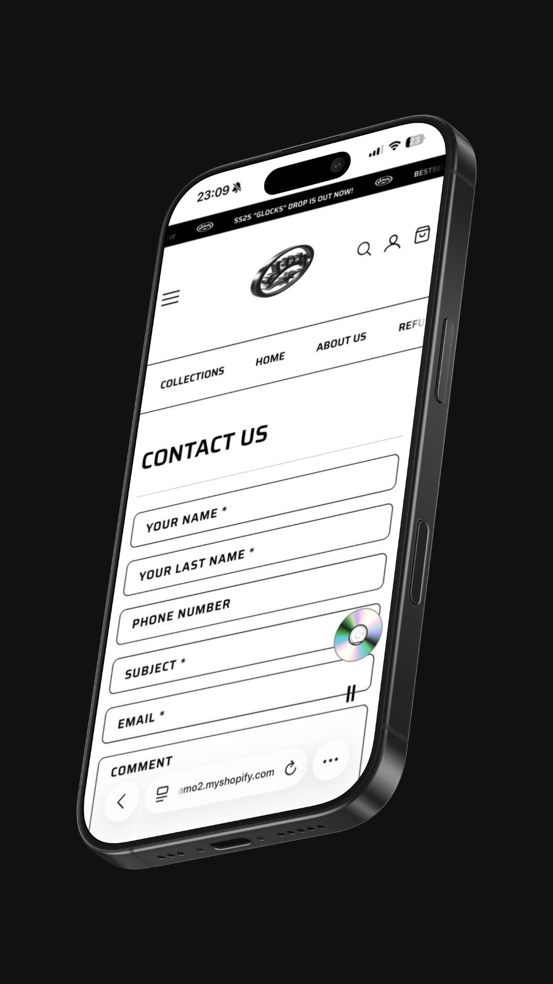 Theme preview - Mobile