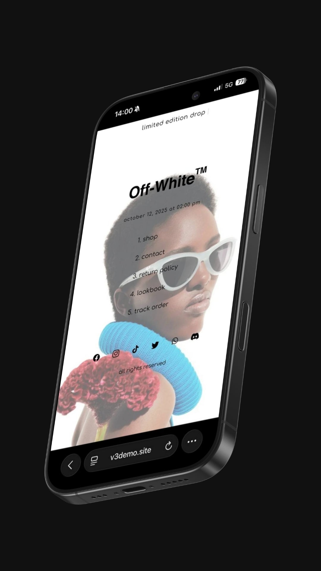 Theme preview - Mobile