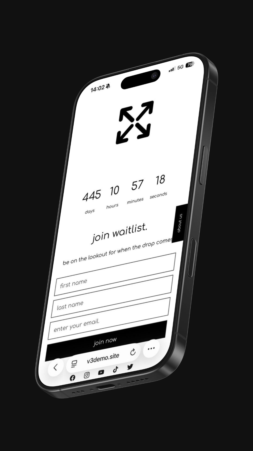 Theme preview - Mobile