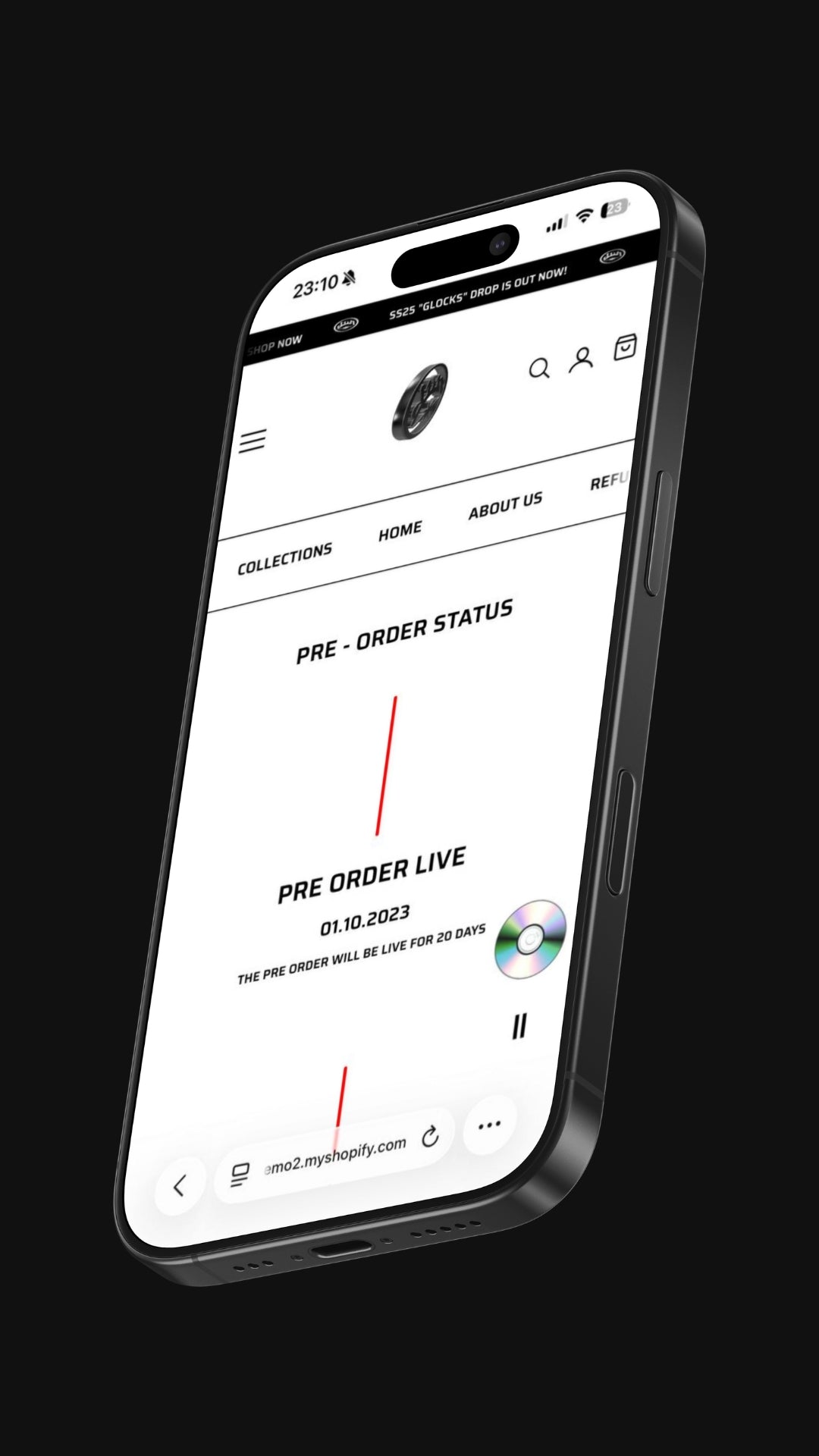 Theme preview - Mobile