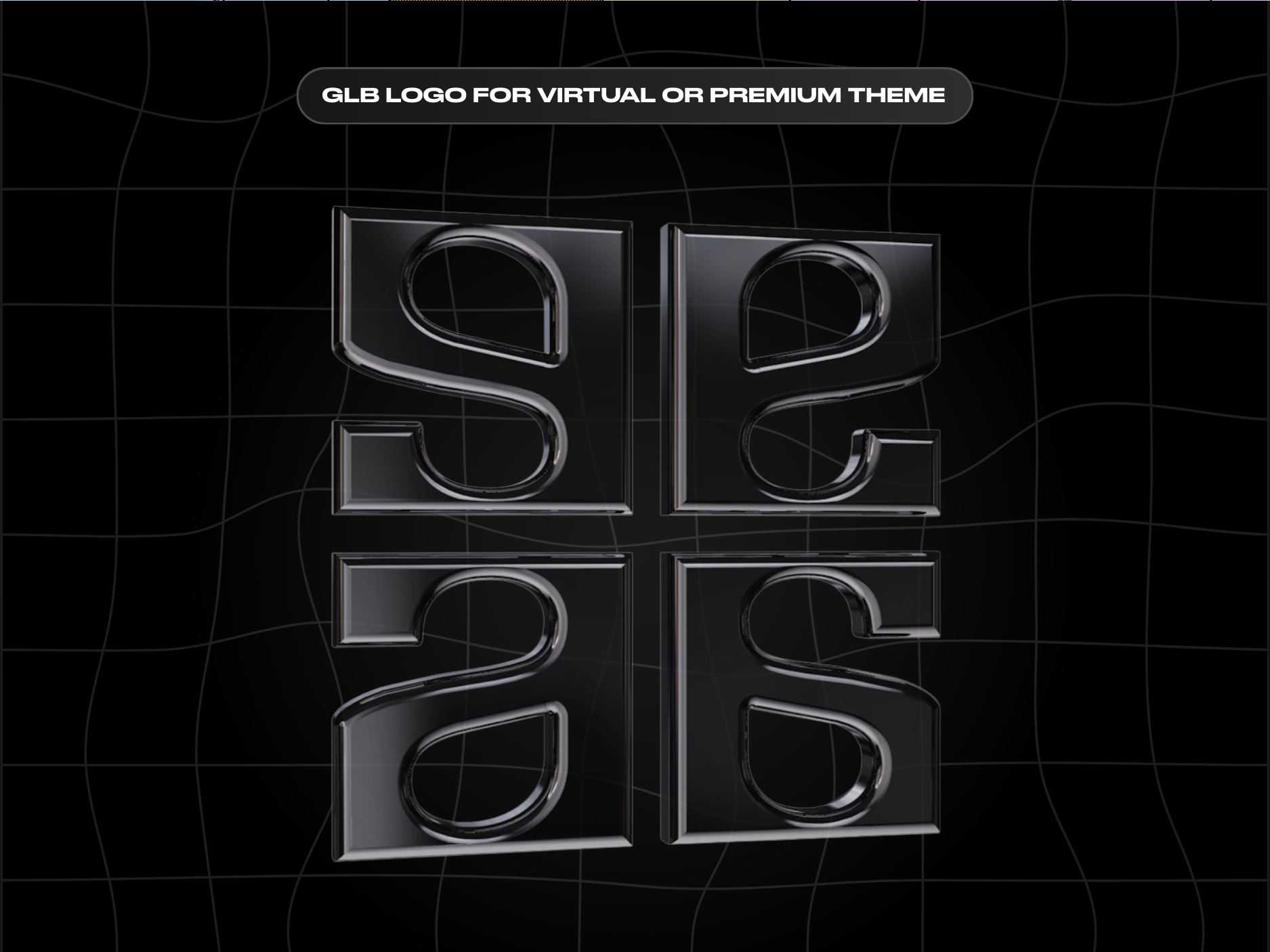 3D GLB LOGO (PREMIUM & VIRTUAL ADD-ON)