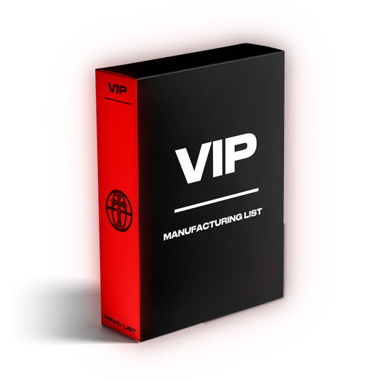 VIP MANUFACTURING LIST